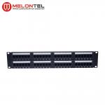 48 Port 2U Data Patch Panel MT4016 , 19 Inch Cat6 Patch Panel With Dual IDC