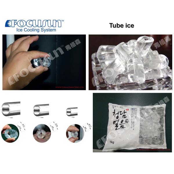 R22 Refrigerant 6 Ton Heavy Duty Industrial Ice Tube Making Maker Machine for Food Shops