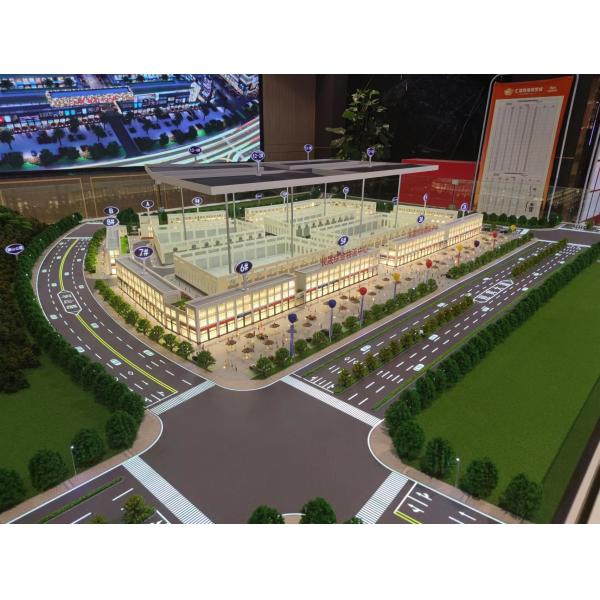 Logistics Distribution Center Scale Model Factory 1:200 Architecture Model