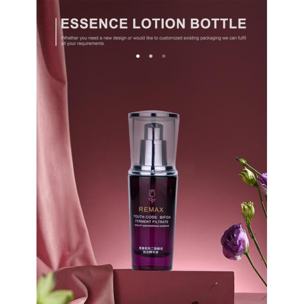 30ml Empty Foundation Bottle Anti Aging Facial Cream With Silver Lotion Pump