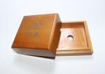 Custom Wooden Crate Gift Box , Small Handmade Soap Packaging Boxes OEM