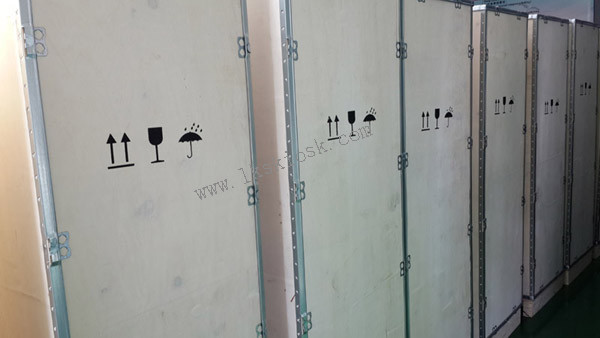 LKS Bitcoin ATM Kiosk Cold Roll Steel Sheet Waterproof With Bill Dispenser