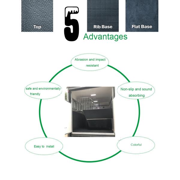 Light Heavy Duty Rubber Trailer Mat Ideal Flooring Solution For Horse Trucks And Floats