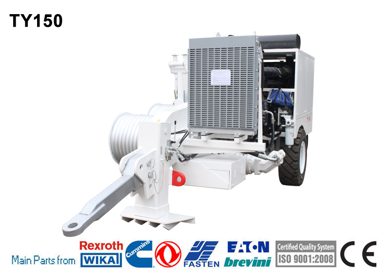 Buy cheap Overhead Line Stringing Equipment TY150 Hydraulic 15T Laying Puller product