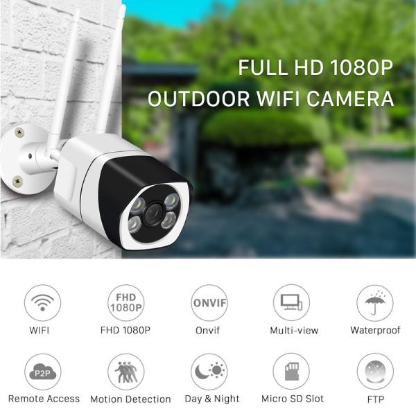 Tuya Smart Wireless Surveillance Cameras PTZ IP Camera Auto Tracking 2.4G WiFi