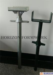 Buy cheap Painted Scaffold Screw Jack Base and Jack Head Jack with BS1139 Standard product