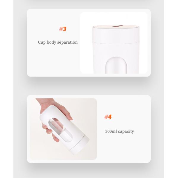 New Minimalist Portable Juicer Cup 300ml Rechargeable Milkshake Fruit Blender For Home Travel