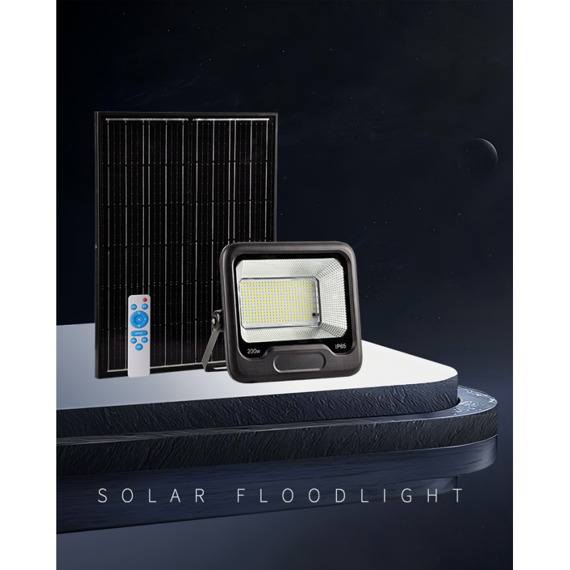 Solar flood light with ABS housing