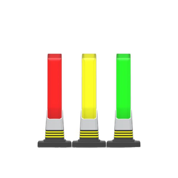 Q6S Single‑layer Warning Signal Light With Utility Model Patent, IP54, Built‑in 95dB Buzzer, Foldable Base, Support LOGO Custom. DC24V, PNP/NPN