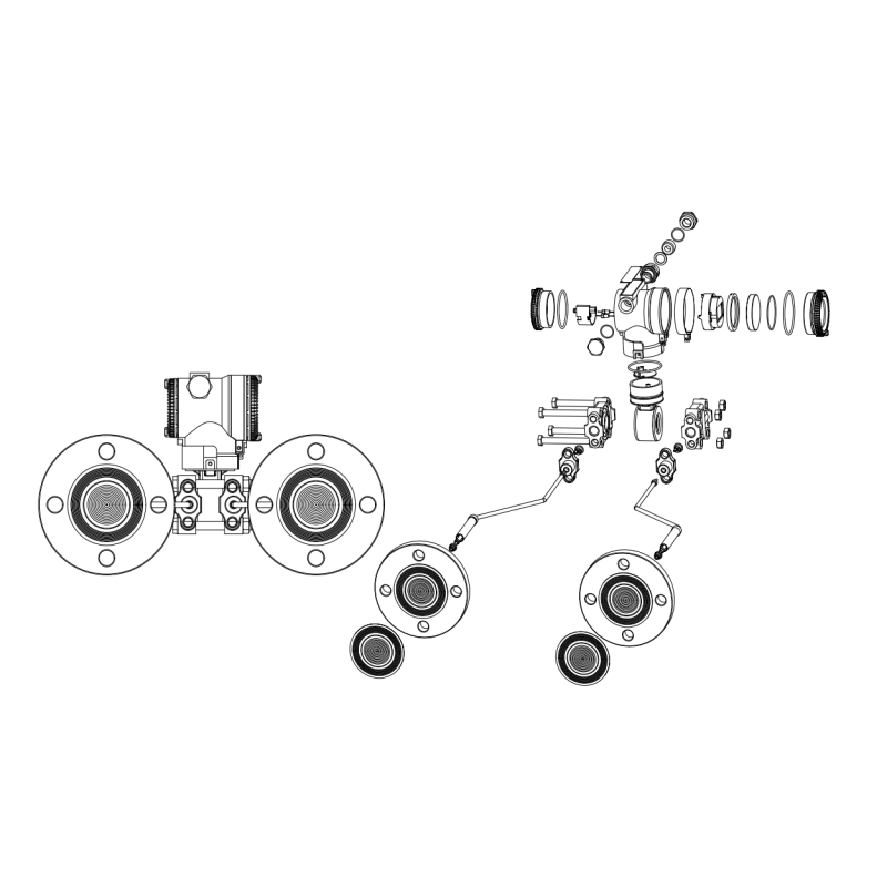 FD3051LD Remote Flange Liquid Level Transmitter Solves Installation Difficulties and Unstable Level Measurement in Challenging Media