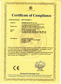 Winnsen Industry Co., Ltd. Certifications