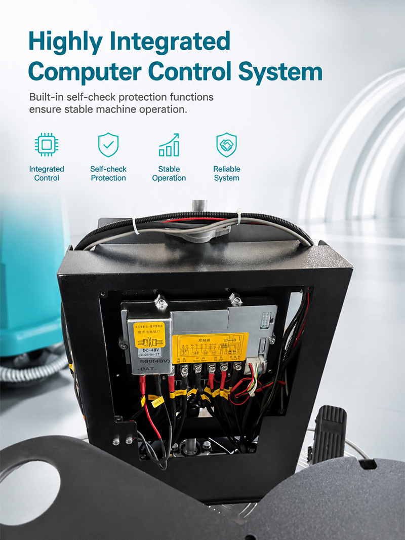 Wireless Riding Style Automatic Floor Cleaning Machine for Cleaning Shopping Mall