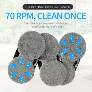 80W Window Cleaner Robot with App Control 110-240V