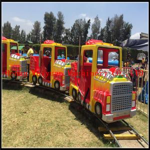 Buy cheap 10% disaccount of 31M track 16seats truck shape electric rail trains for kiddies and adults product
