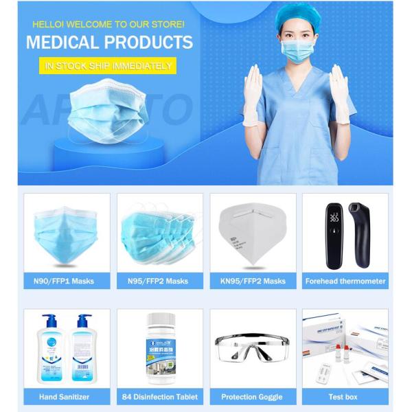 CE FDA Approval Clear Plastic Face Shield , Full Face Shield Environmental Firendly