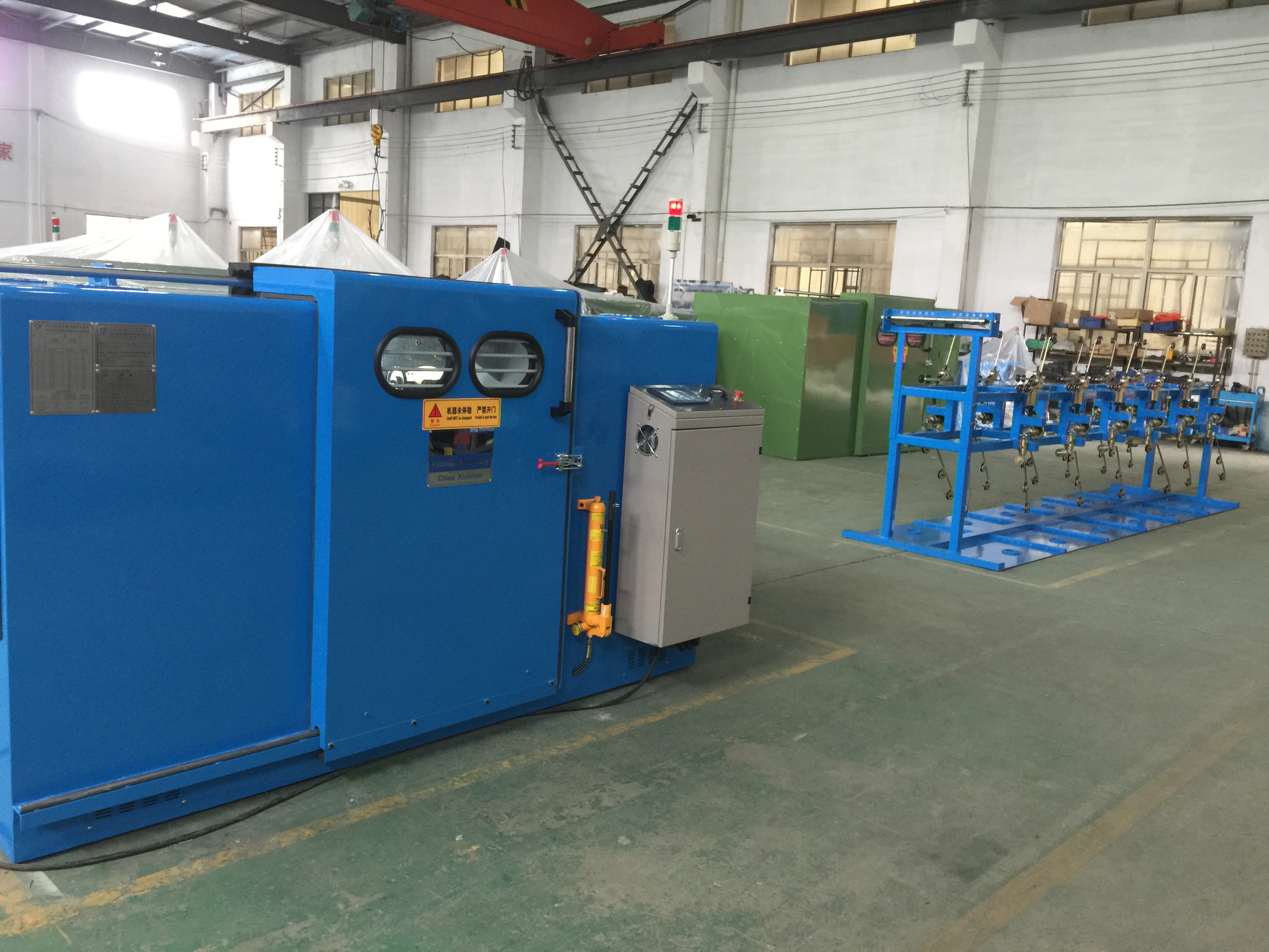 Standard Double Copper Wire Twisting Machine Bunching Diameter 630mm Touch Screen Operation