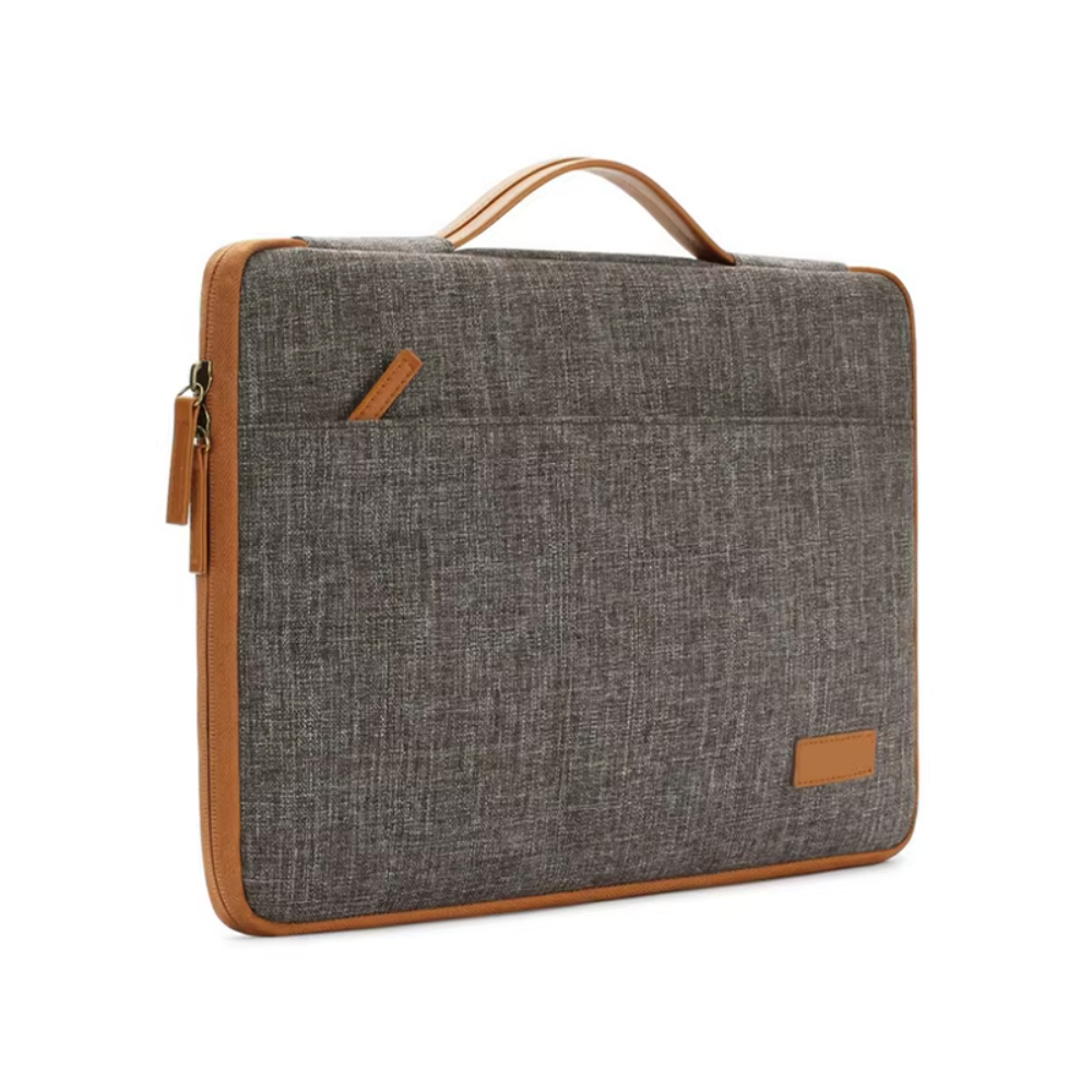 For Laudtec Custom Logo Dnb74 Briefcase Polyester Laptop Messenger Bag with Shockproof Notebook Pocket for Business and Office Wholesale OEM/ODM