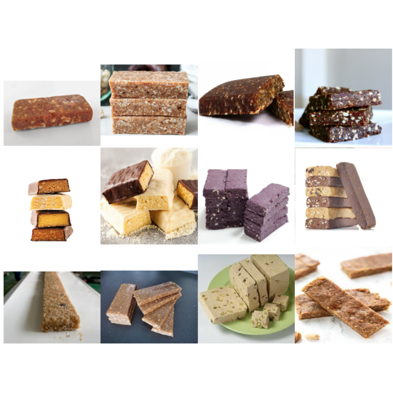 Energy Bar Production Line Chocolate Coating 60 Bars per Minute Automatic