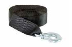 15' Length 3000lbs Strength Boat Trailer Winch Strap With Snap Hook