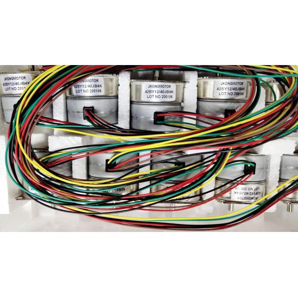 Permanent Magnet Stepper Motor With Gearbox 42BY/40JB4K Ratio10 12V 7.5 Degree