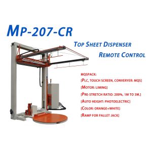 Buy cheap Automatic Turntable Stretch Wrapping Machine With Top Sheet Dispenser product