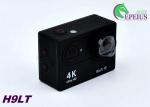 Customized H9 LT Sports Ultra Hd Camera , Wi Fi 4k 60fps Action Camera With 2''
