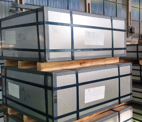 JIS Printed Tinplate Sheet TFS Tin Plate Sheet For Can Food Packing