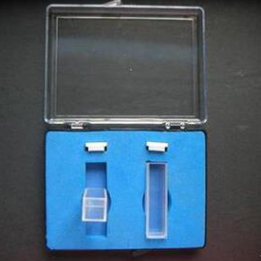 Small Square Spectrophotometer Accessories Quartz Cuvette For Tabletop Colorimeter