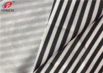 Striped Printed 4 Way Lycra Weft Knitted Fabric Polyester Spandex Fabric For T -