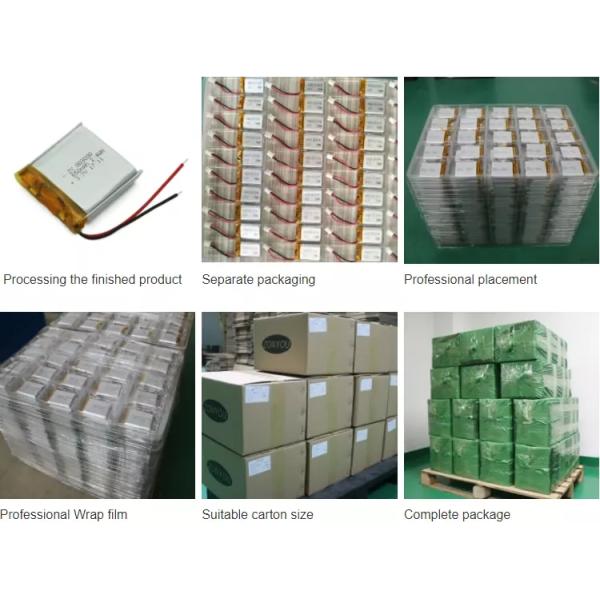 3.7V 500mAh Custom Rechargeable Polymer Lithium Battery 552338 for 3C Digital Products