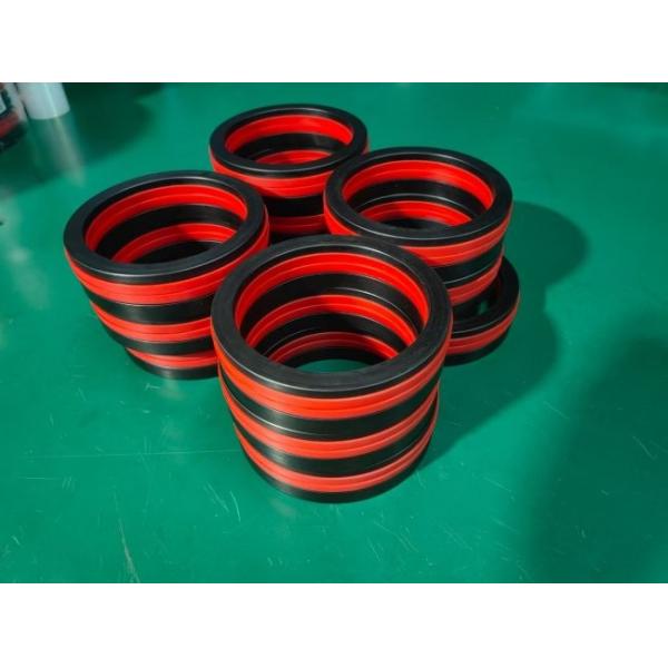 PU Material CNC Machine Hydraulic Seals Founded V Shaped Circle Custom Made Sealing