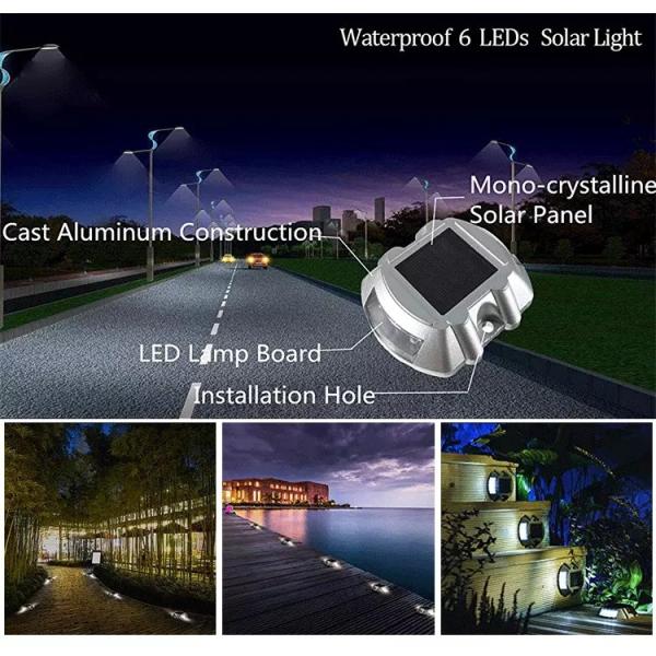 Outdoor Solar Powered LED Ground Lights , In Ground LED Driveway Lights