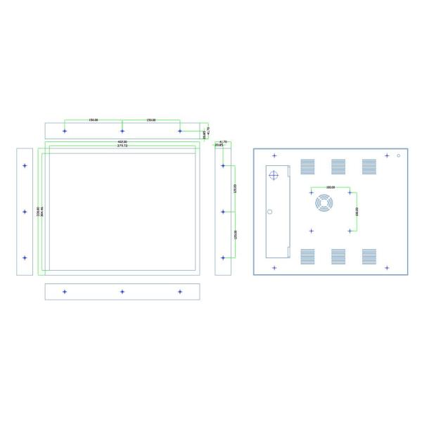 Industrial Panel PC Intel® Ivy Bridge I5-3337U CPU 3mm Tempered Glass Protection