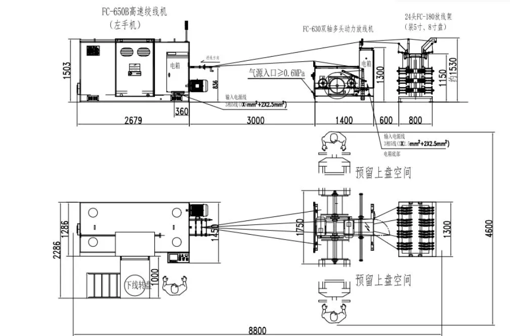 New Type 0.12-0.68mm High Speed Twisting Bunching Stranding Making Winding Machine Bare Copper Aluminium Cables