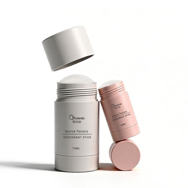 Empty 50g Plastic Deodorant Tubes Biodegradable PP Deodorant Containers 75G Solid Cream