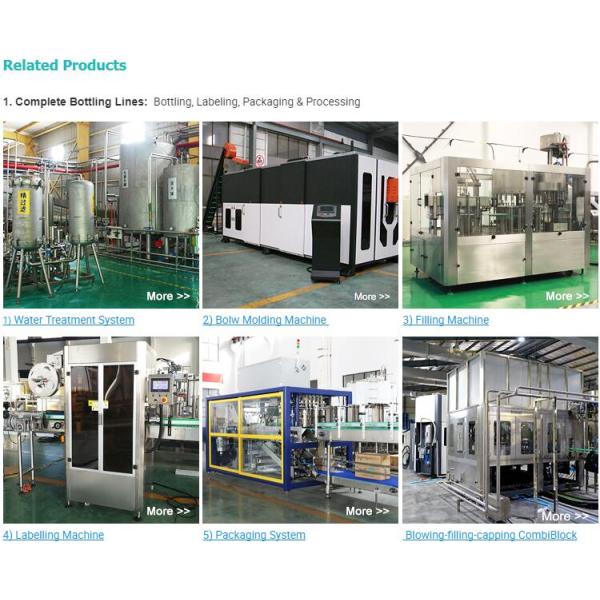 10000BPH Washing Filling And Capping Machine Small Scale Bottle Liquid Water Level Sensor