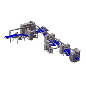 Buy cheap PLC Control Soft Dough Baguette Bread Baking Making Equipment product