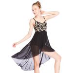 MiDee Elegant Cami Flora Sequins Lyrical Costumes Dance Dress Gentle High-Low