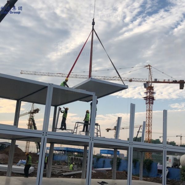 Low Cost Portable Container House Solution For South America Workforce Accommodation