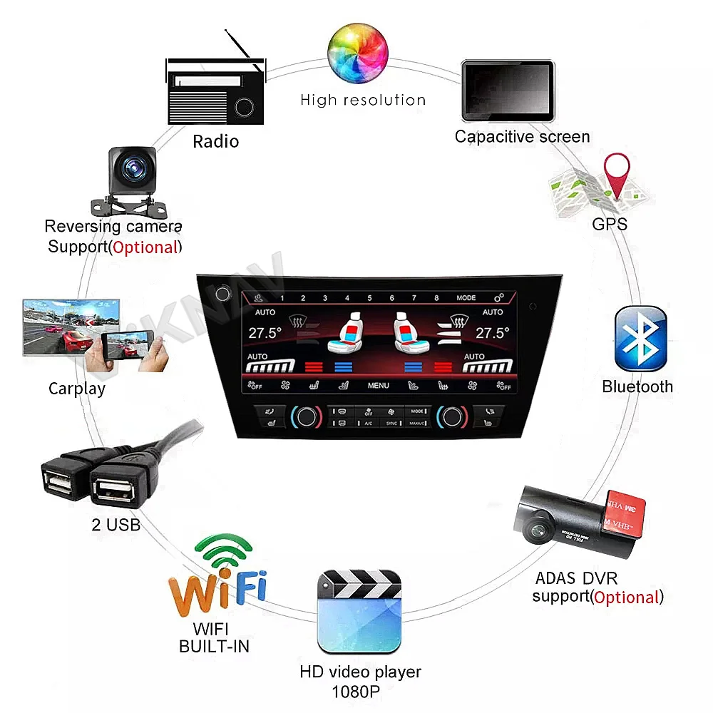 Car BMW AC Climate Control Unit X5 F15 X6 F16 2014-2019 Digital Dashboard