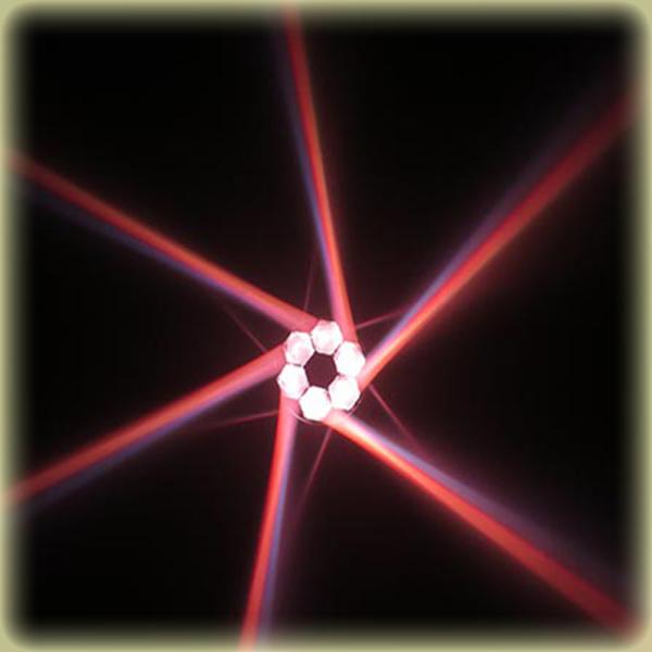 mini moving head led wash light Bee Eye support DMX signal priority identification