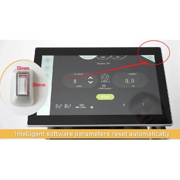 1800W KM High Power Handle With 6 Exchangeable Spot Size For Permanent Hair Removal