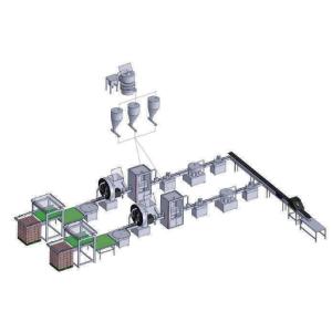 Linear Automatic Powder Packing Machine Auger Filling Capping Machine