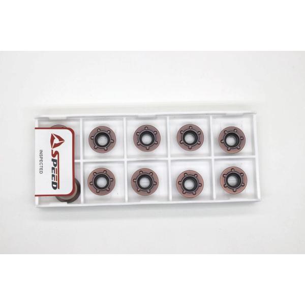 High Feed Tungsten Carbide Milling Inserts RDMT1204 RPMT1003