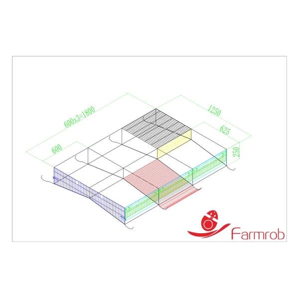 Automatic 3 Tier - 6 Tiers Quail Cage System Poultry Quail Farming Cage