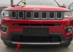 Buy cheap Jeep Compass 2017 Auto Body Trim Parts , Chromed Front Bumper Lower Garnish product