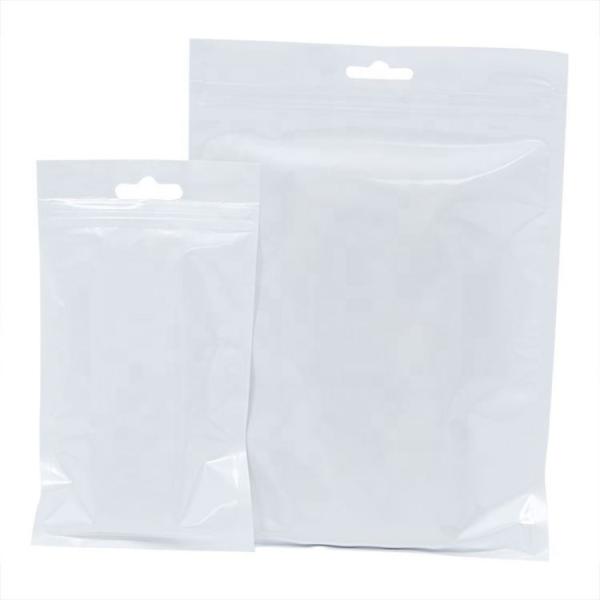 Electronic Packaging Clear Front Plastic Ziplock Bags Made Of OPP / CPP Material Structure