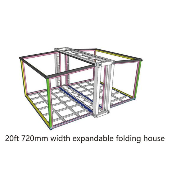 720mm Width Expandable Easy Assembly Folding House