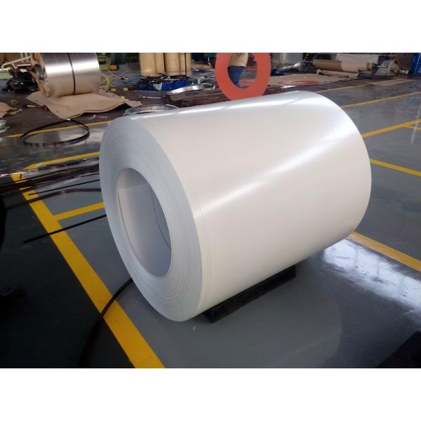 914 - 1250mm Width Colour Coated Galvanised Sheets Bright Finish / Spangle Surface
