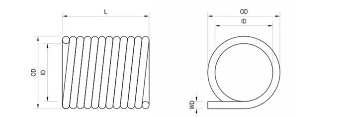Steel rolling door torsion spring installation and components